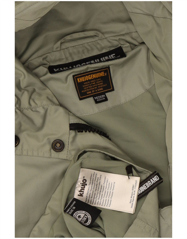 KHUJO Γυναικείο κουκούλα Utility Jacket UK 14 Medium Green Polyester