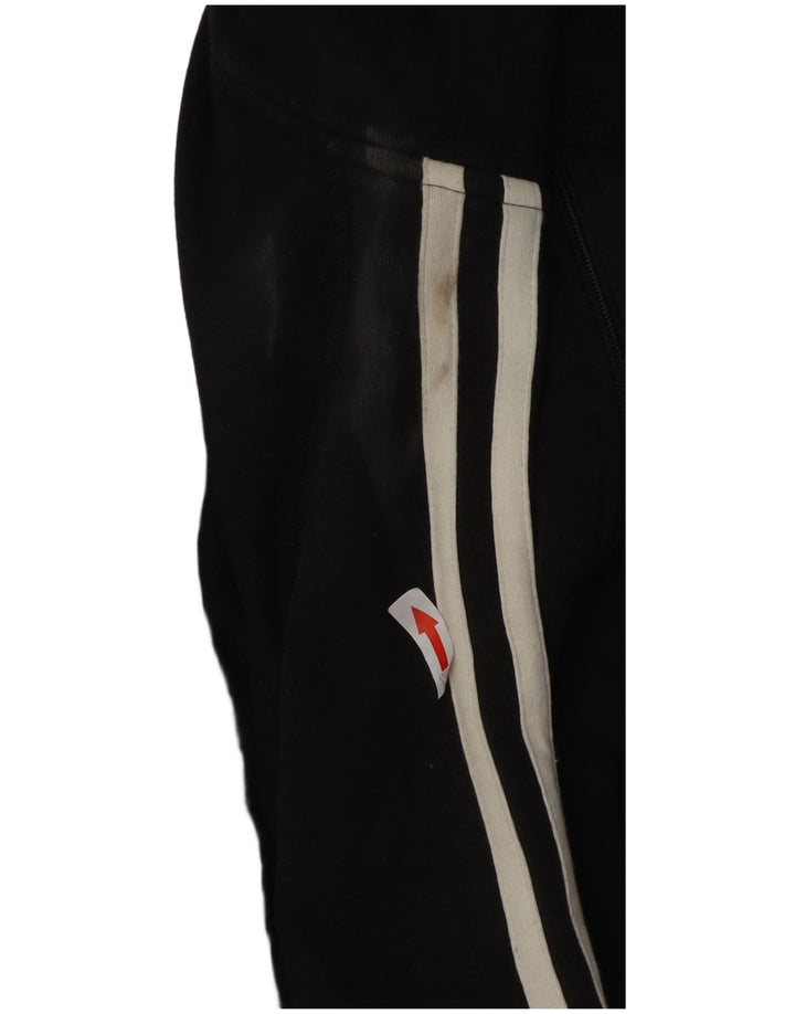 Ανδρικό πουλόβερ με κουκούλα με φερμουάρ Adidas μεγάλο μαύρο βαμβακερό