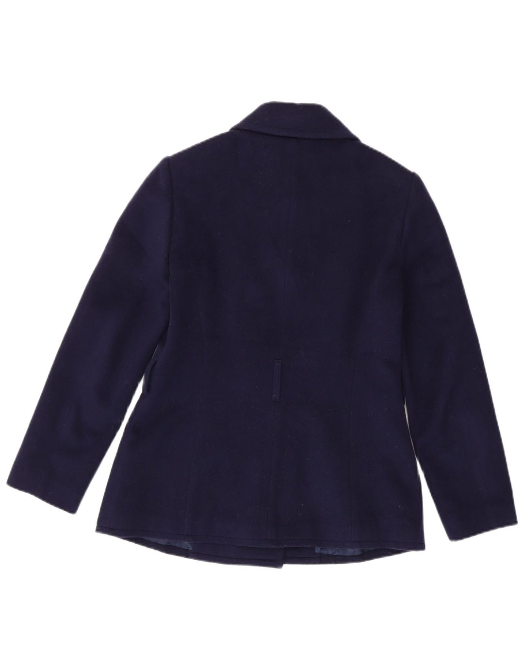Brooks Brothers Γυναικείο παλτό μπιζελιού US 2 XS Navy Blue Wool