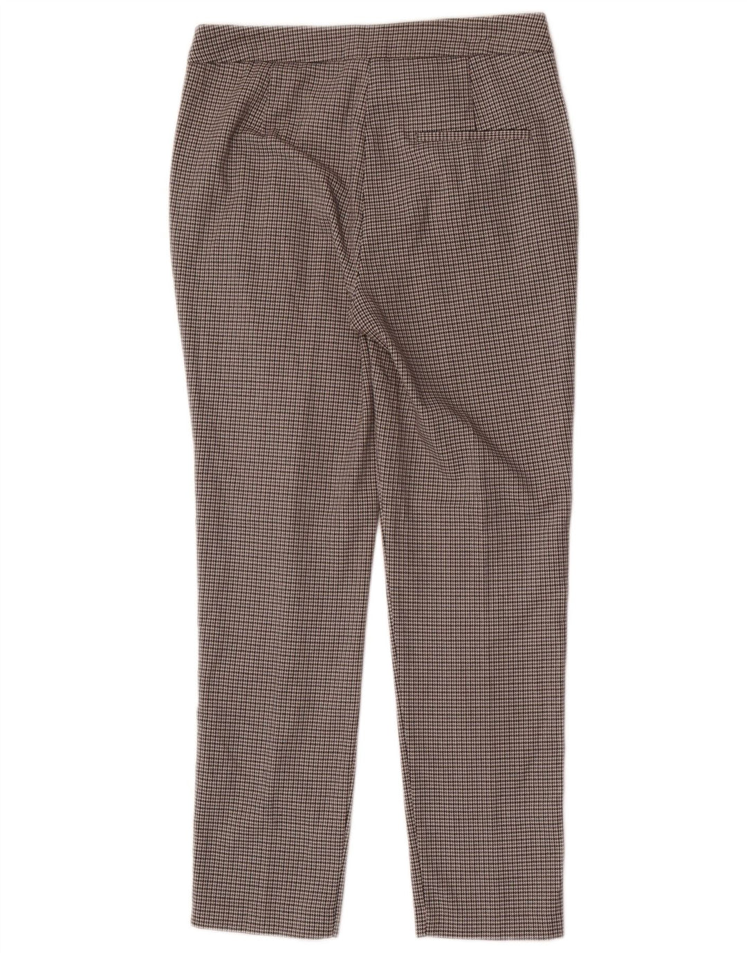 Zara Γυναικείο λεπτό παντελόνι Chino Medium W28 L27 Γκρι πολυεστέρας Houndstooth