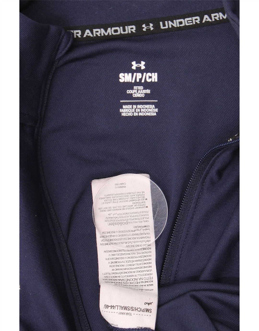 Ανδρική αθλητική φόρμα UNDER Armour Top Jacket Μικρό Navy Blue Polyester