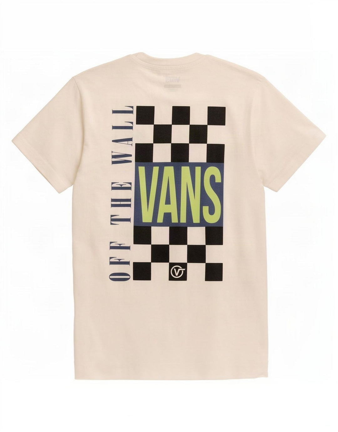 Ανδρικό γραφικό T-Shirt Vans Top Μικρό λευκό βαμβακερό