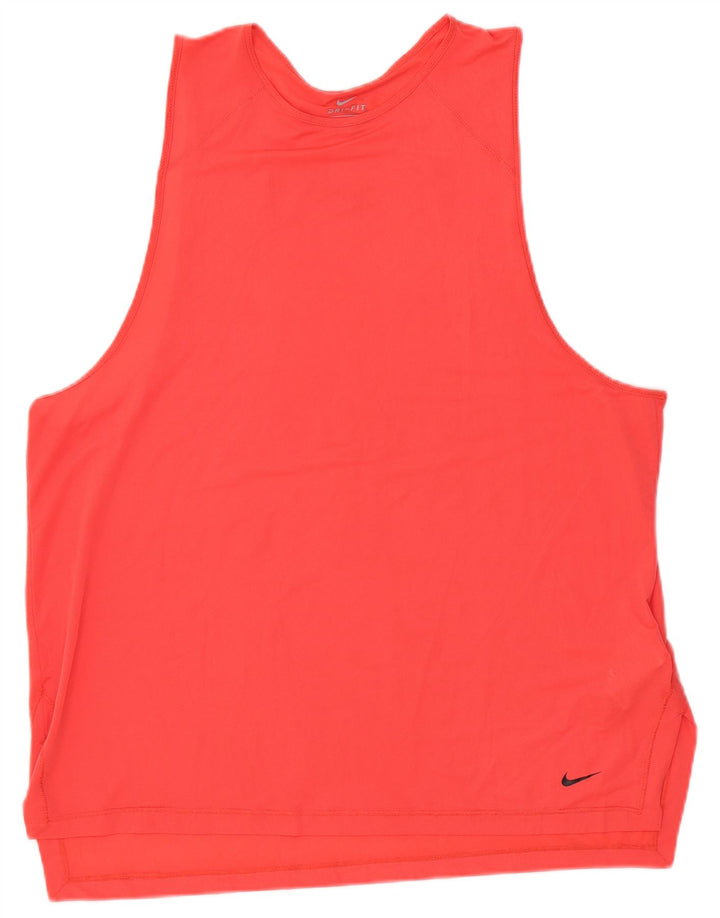 Ανδρικό γιλέκο Nike Μεγάλο ροζ πολυεστερικό σπορ