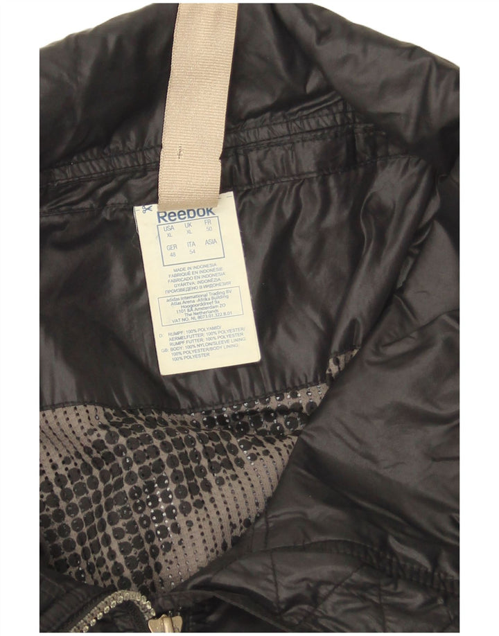Ανδρικό μπουφάν Reebok Bomber UK 42 XL μαύρο νάιλον