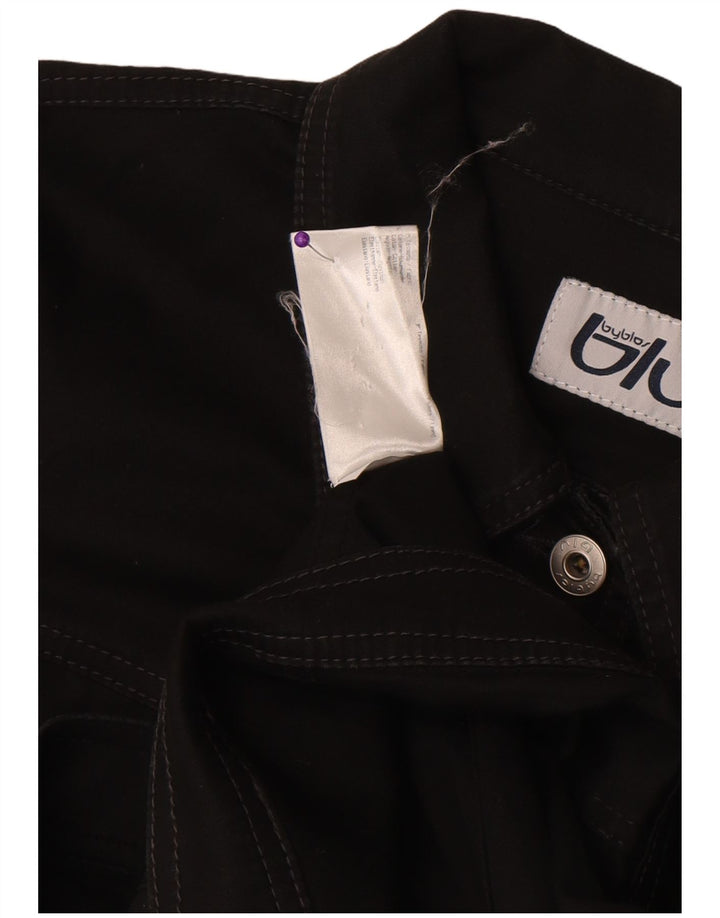 Byblos Γυναικείο Μπουφάν Bomber IT 50 XL Μαύρο Βαμβακερό