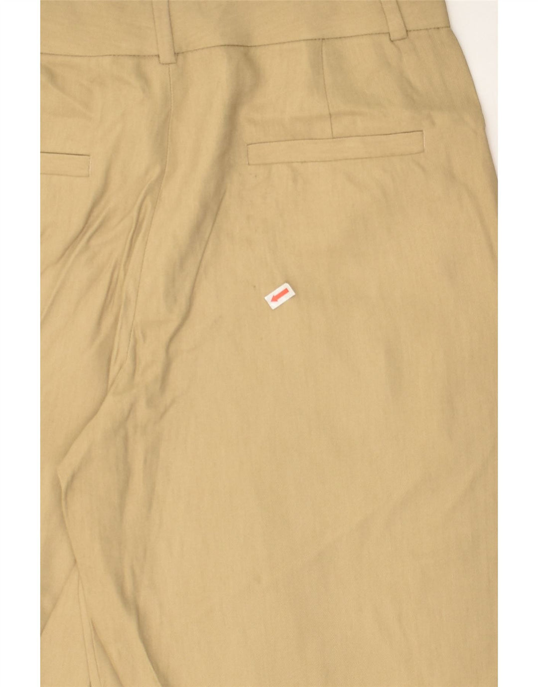 MASSIMO DUTTI Womens Tapered Chino Trousers EU 38 Medium W28 L26 Beige | Vintage Massimo Dutti | Thrift | Second-Hand Massimo Dutti | Used Clothing | Messina Hembry 