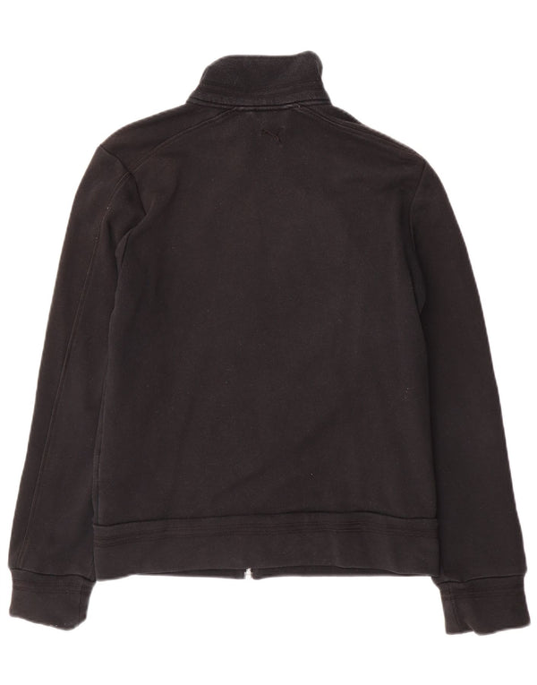 Γυναικεία αθλητική φόρμα Puma Graphic Top Jacket UK 12 Medium Black Cotton