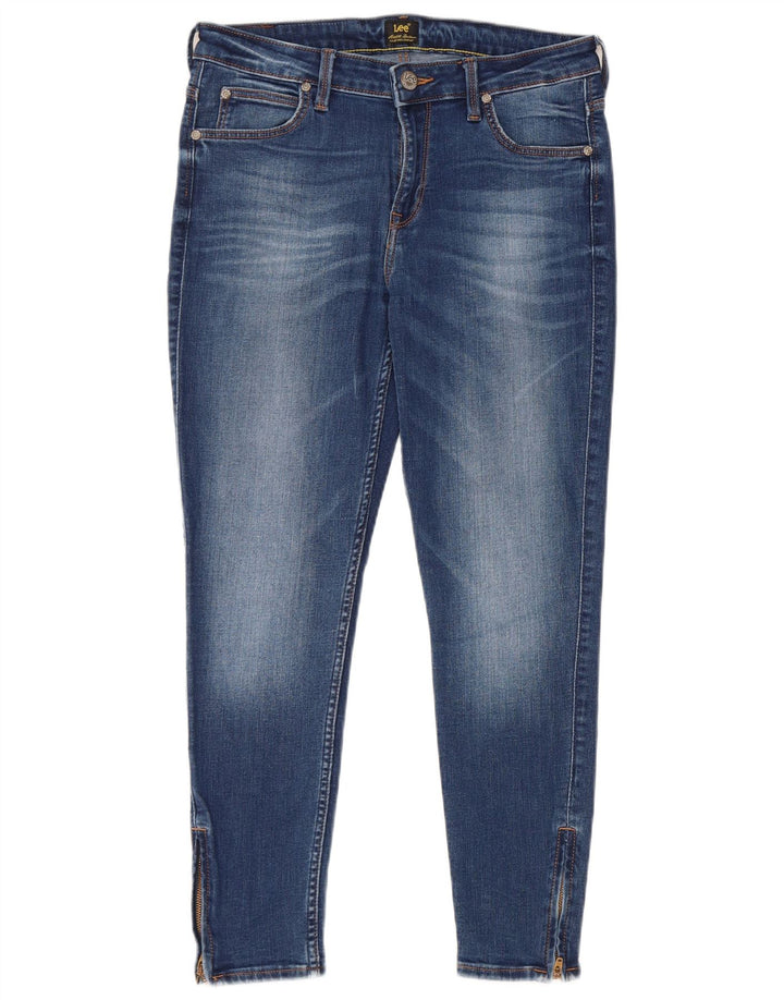 LEE Γυναικείο Scarlett Cropped Jeans W30 L25 Blue Cotton