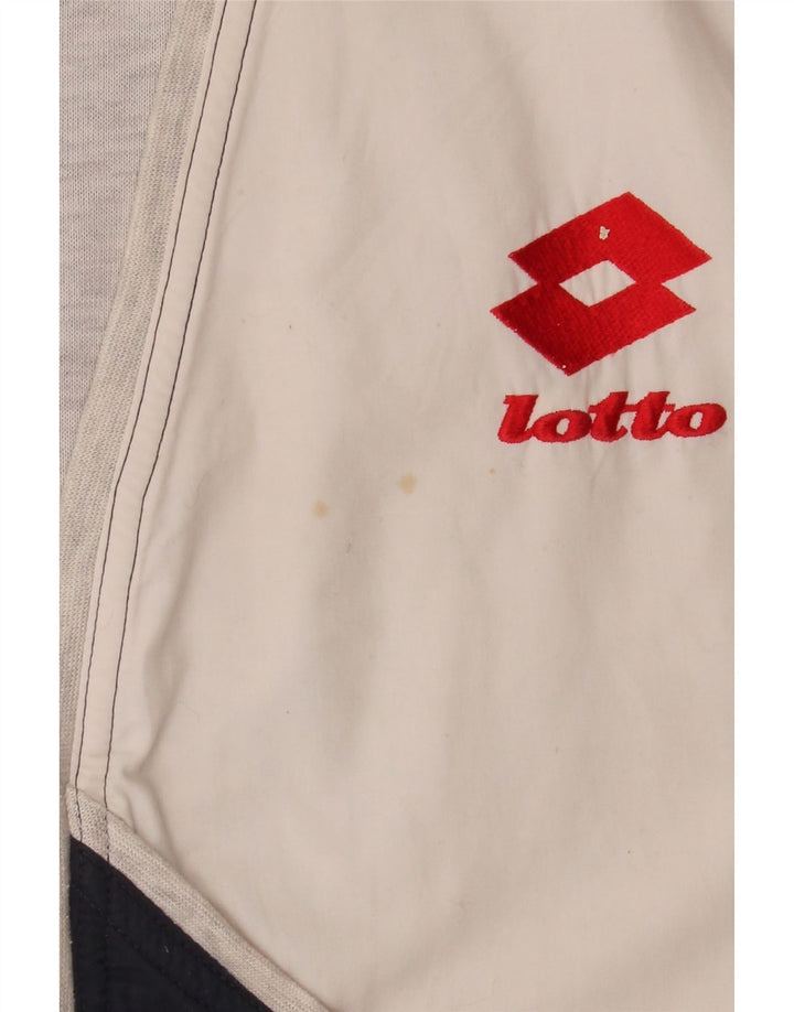 Lotto Ανδρική φόρμα γυμναστικής, γραφική, αμάνικη φόρμα Top Jacket Large White Colourblock