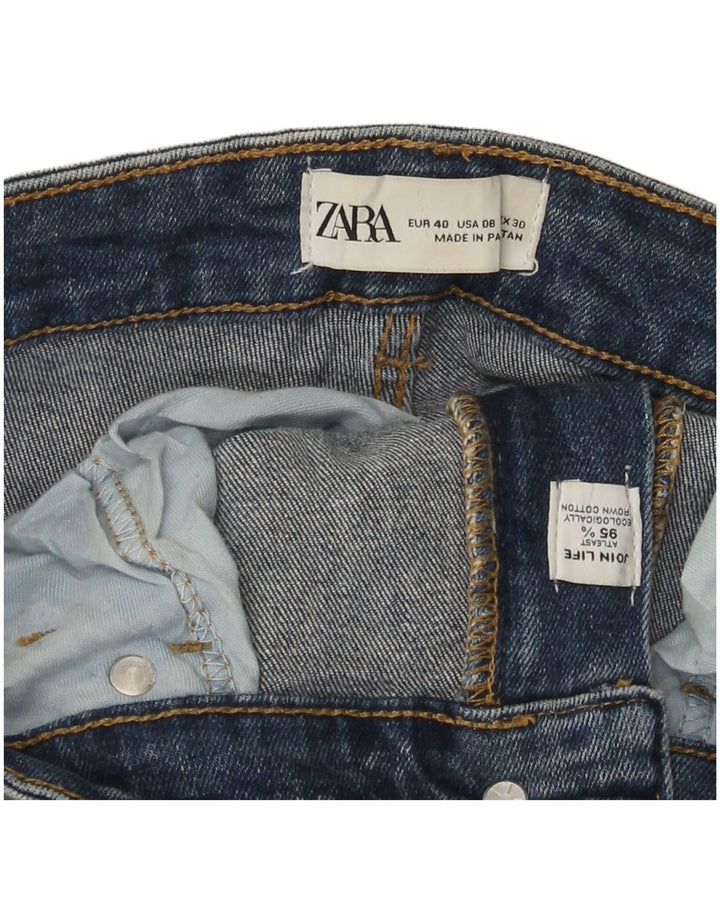 Zara Γυναικείο Τζιν μποτάκι EU 40 Medium W30 L26 Μπλε βαμβακερό