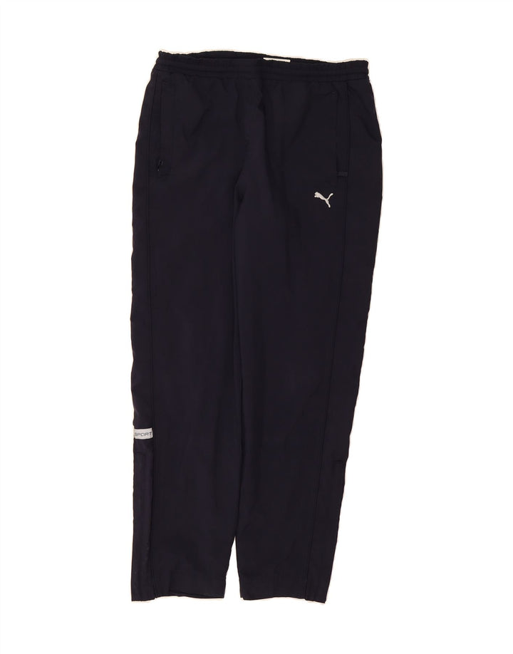 PUMA Womens Tracksuit Trousers UK 10 Small Navy Blue Polyester Vintage Puma and Second-Hand Puma from Messina Hembry 