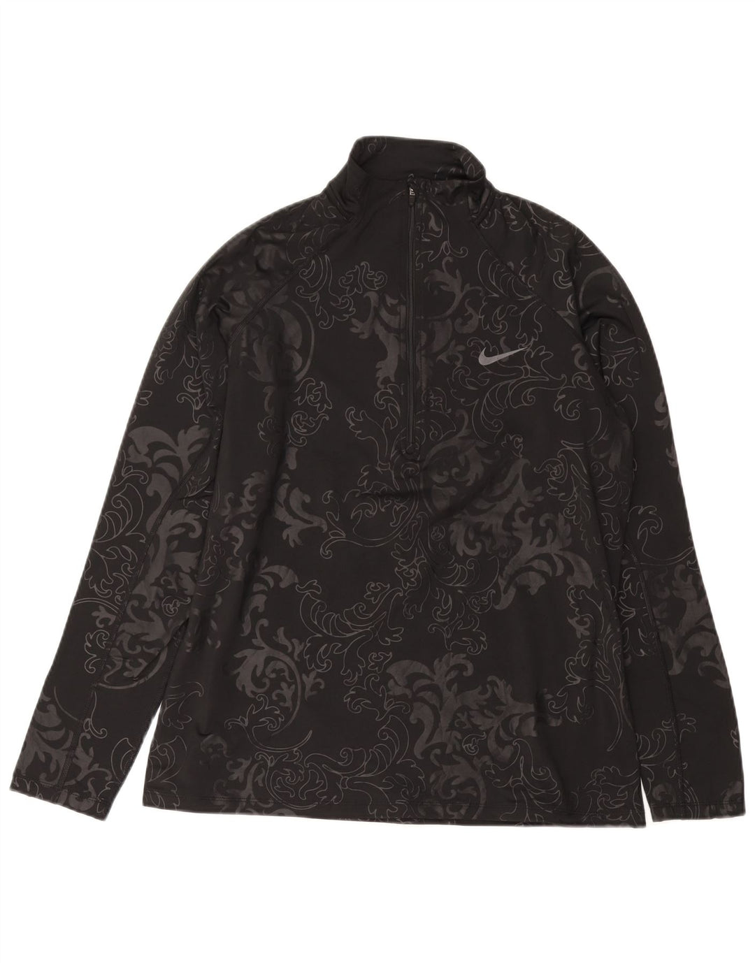 Γυναικεία φόρμα πουλόβερ με φερμουάρ NIKE Dri Fit Top UK 18 XL Black Paisley