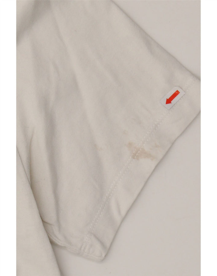 NIKE Mens Graphic T-Shirt Top Medium White