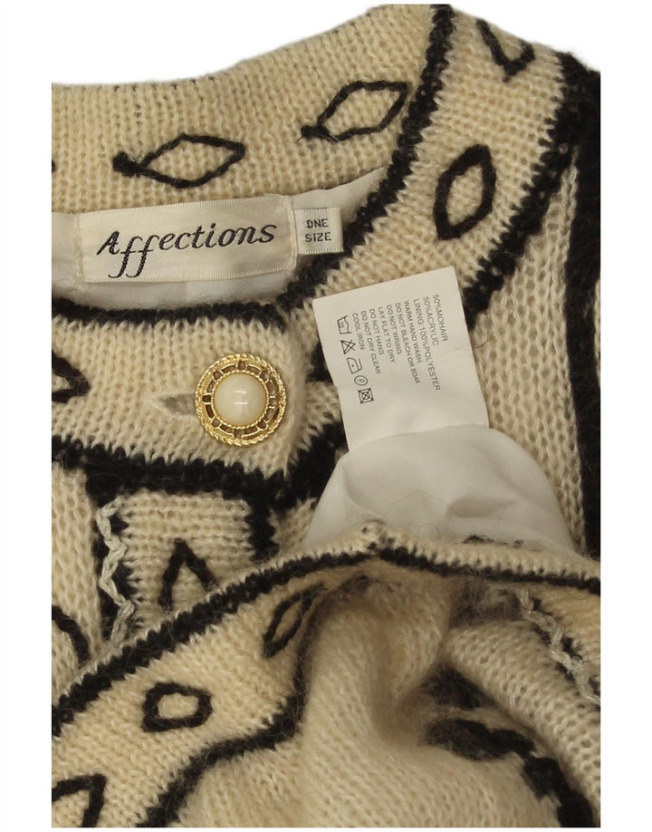 Γυναικεία ζακέτα Longline Affections One Size Off White Floral