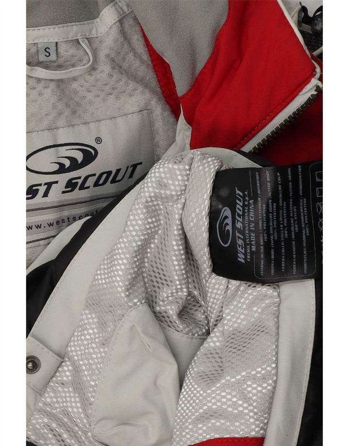 West Scout Ανδρικό τζάκετ σκι σε χαλαρή εφαρμογή UK 36 Small Grey Colourblock Polyester