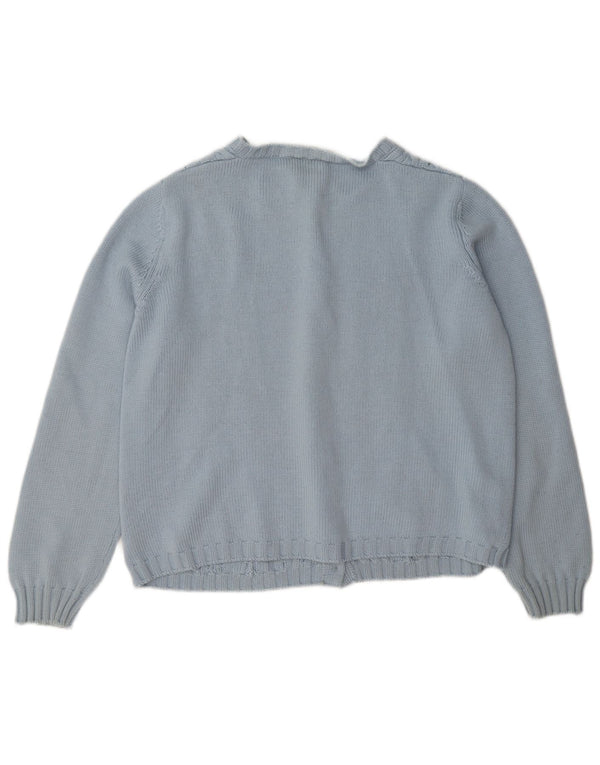 Γυναικεία ζακέτα Luisa Spagnoli UK 16 Large Blue Wool