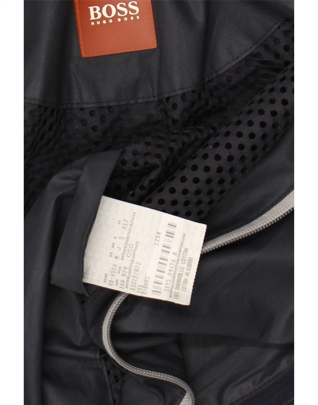 Ανδρικό μπουφάν Hugo Boss Bomber IT 50 Large Navy Blue Cotton