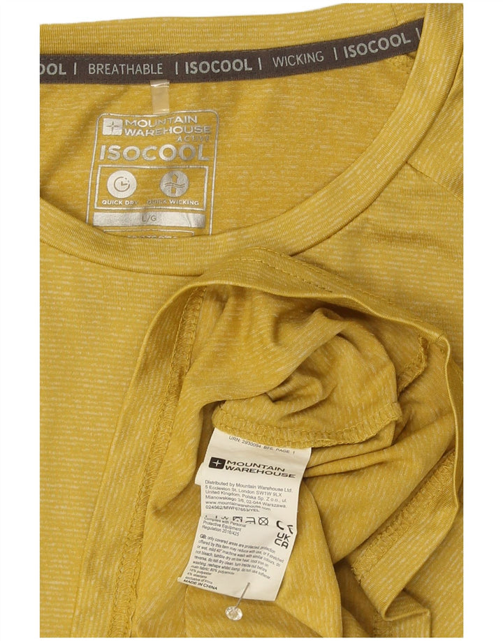 Mountain Warehouse Ανδρικό T-Shirt IsoCool Top Large Yellow Polyester