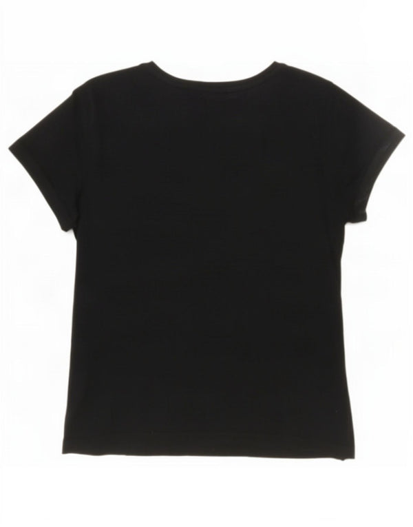 Γυναικείο γραφικό μπλουζάκι Calvin Klein Jeans Top UK 12 μεσαίου μπλε βαμβακερό