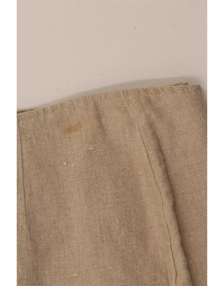 Vintage γυναικεία φούστα με περιτύλιγμα Small W28 Beige