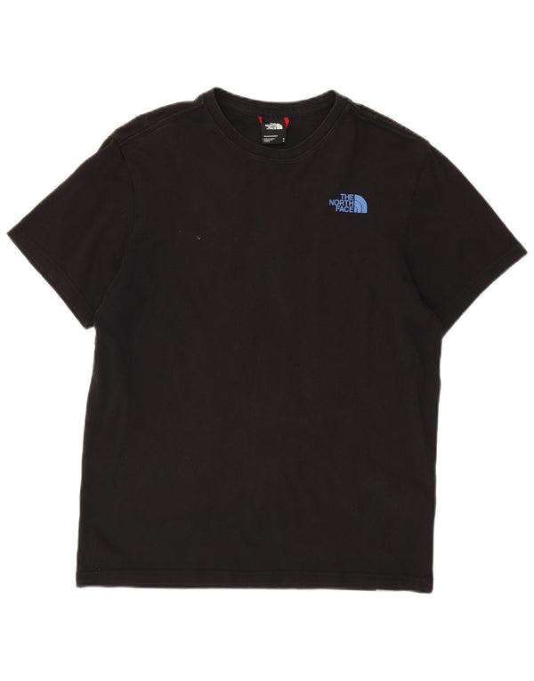 Ανδρικό γραφικό T-Shirt North Face Top Μεσαίο μαύρο βαμβακερό