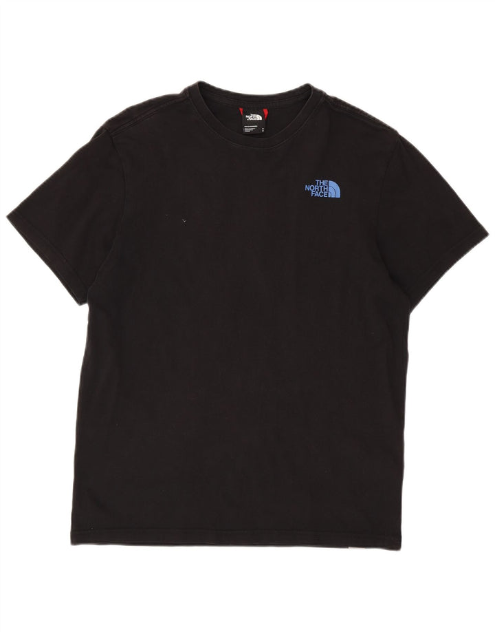 Ανδρικό γραφικό T-Shirt North Face Top Μεσαίο μαύρο βαμβακερό