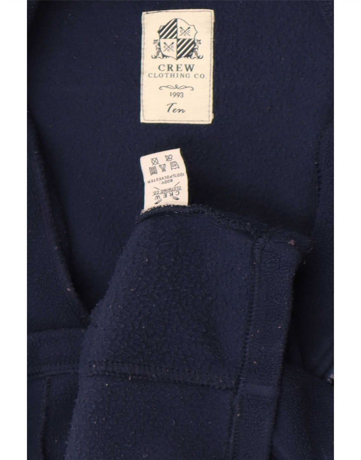 Crew Clothing Γυναικείο Fleece Jacket UK 10 Small Navy Blue Polyester