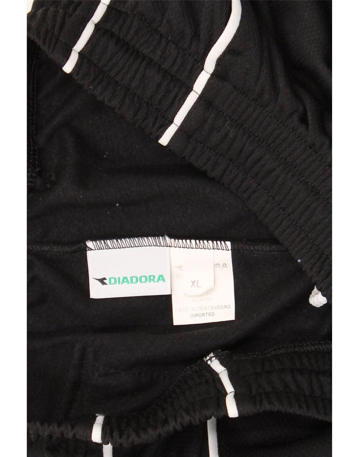 Ανδρικό αθλητικό σορτς DIADORA XL μαύρο πολυεστέρα