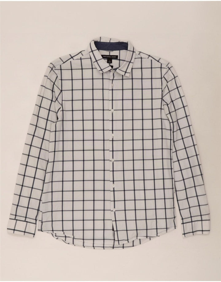 Ανδρικό πουκάμισο Michael Kors Slim Fit Medium White Check