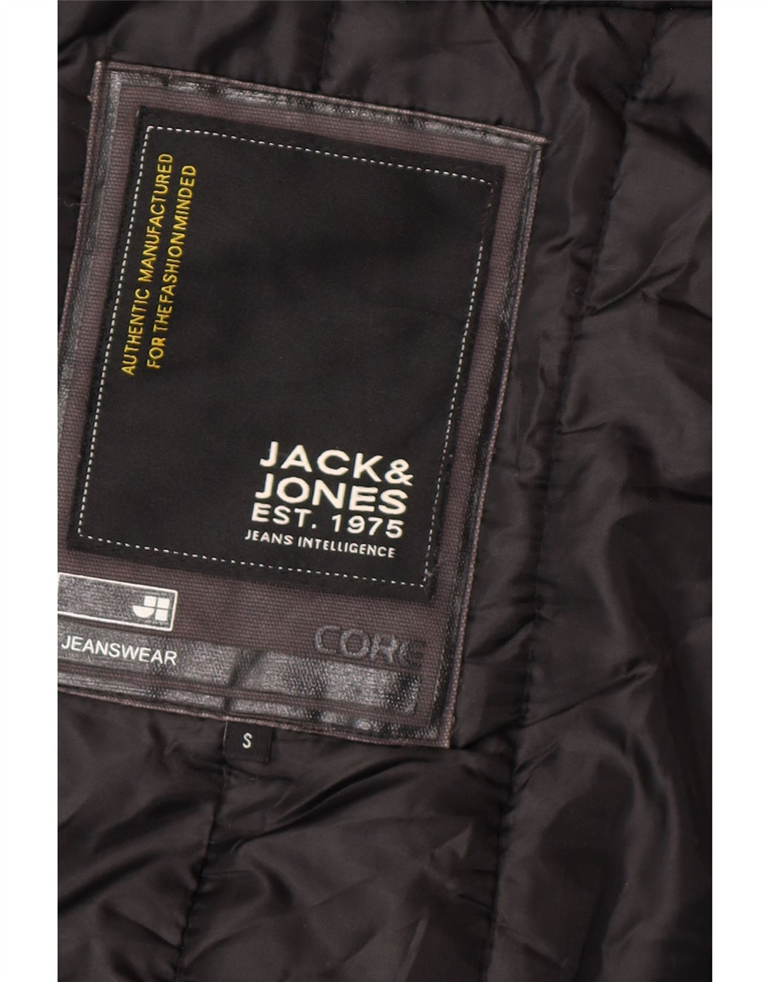 Jack & Jones Ανδρικό μπουφάν με κουκούλα Bomber UK 36 Small Black Polyamide