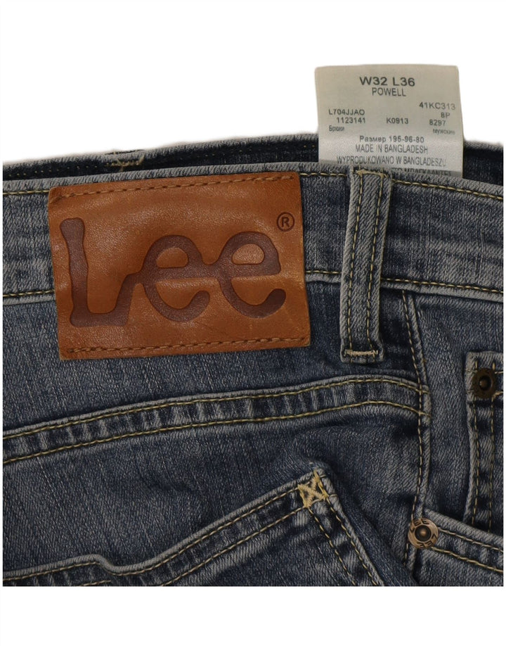 Ανδρικό τζιν LEE Powell Slim W32 L31 Μπλε βαμβακερό