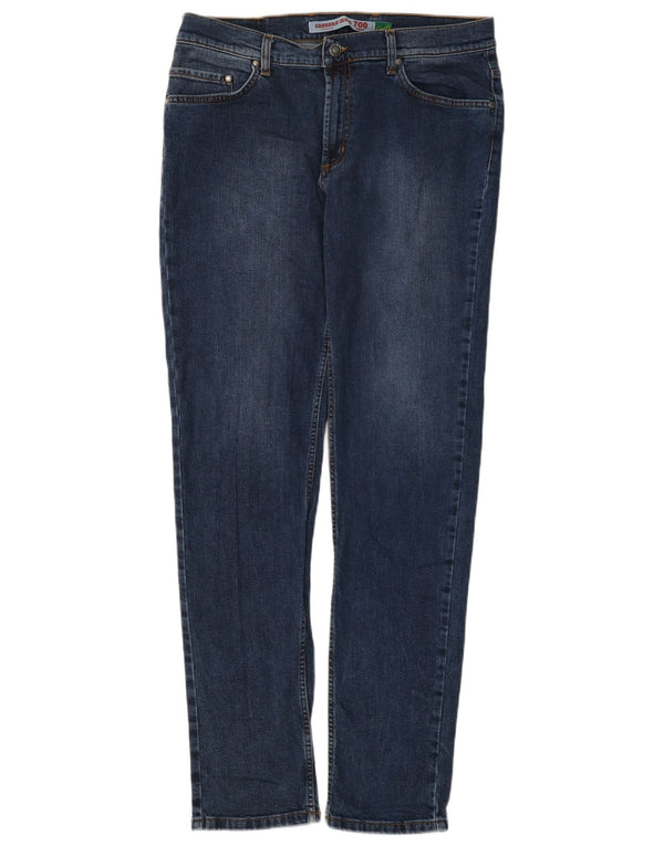 Carrera Mens 700 Regular Straight Jeans W36 L34 Μπλε Βαμβακερό