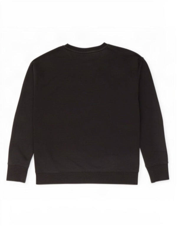 Nike Girls Sweatshirt Jumper 13-14 Years XL Black Cotton