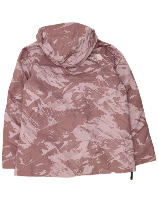 The North Face γυναικεία κουκούλα Anorak Rain Jacket UK 18 XL Purple Camouflage