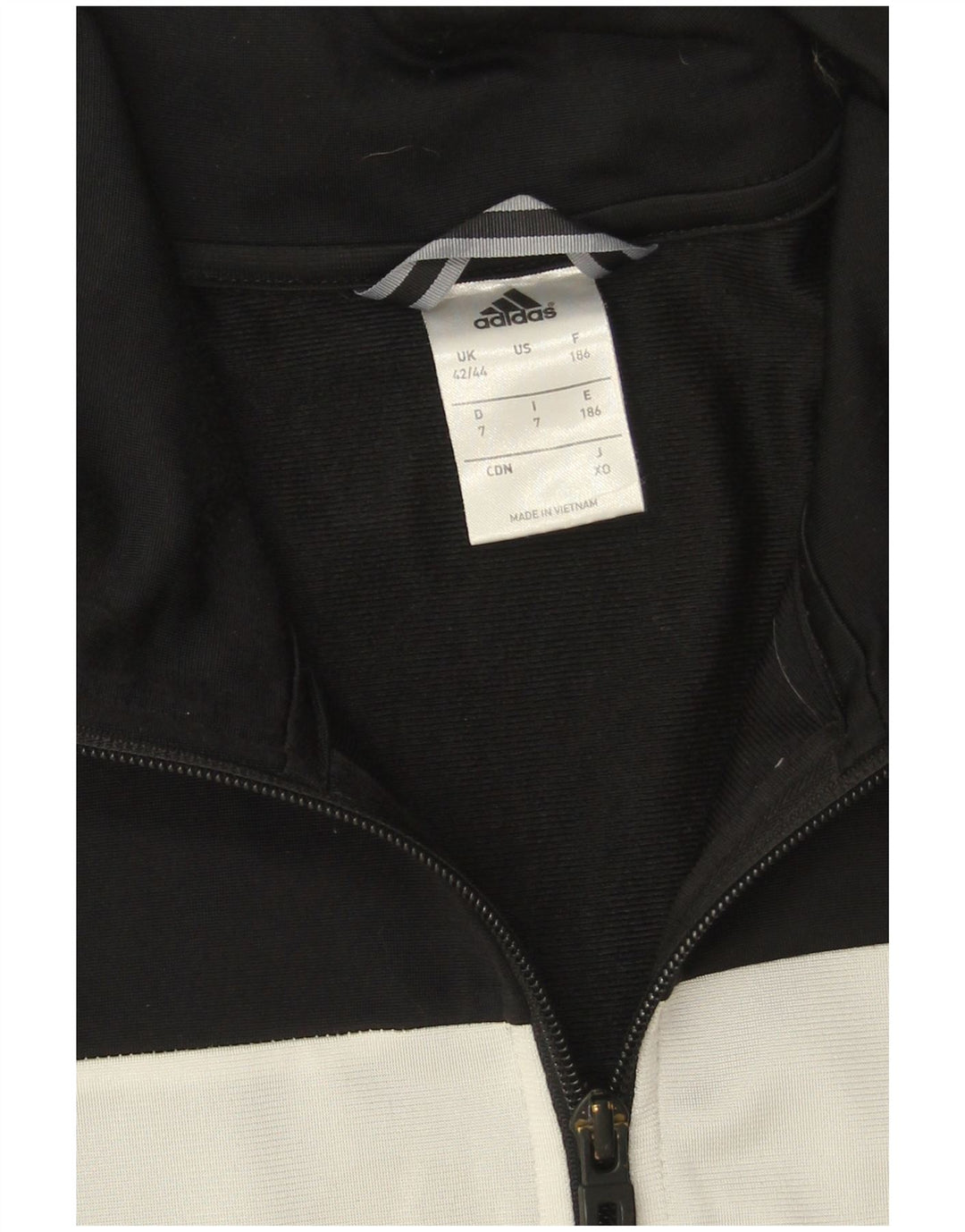 Ανδρική φόρμα Adidas Top Jacket UK 42/44 Large Black Colourblock Polyester