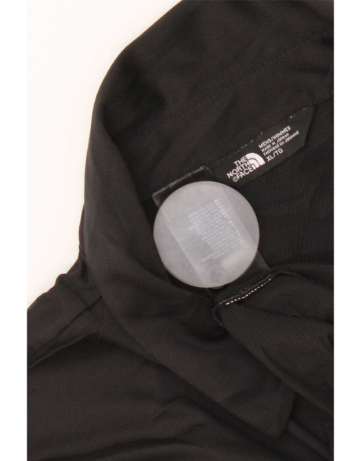 Ανδρικό πουκάμισο πόλο North Face XL μαύρο πολυεστέρα