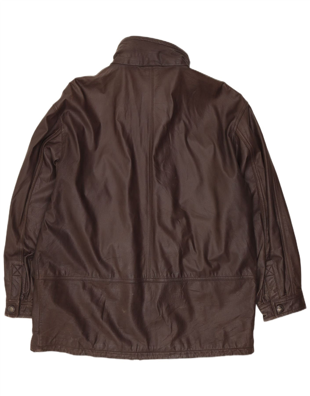 Vintage Ανδρικό Δερμάτινο Μπουφάν UK 40 Large Brown Δερμάτινο