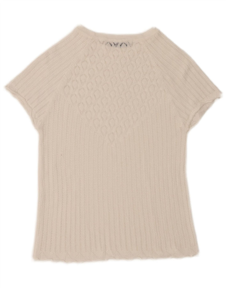 Zara Γυναικεία Μπλούζα Τοπ UK 12 Medium White