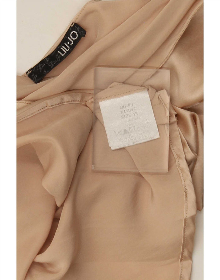 Γυναικεία μπλούζα Liu Jo Top IT 42 Medium Beige Colourblock Silk