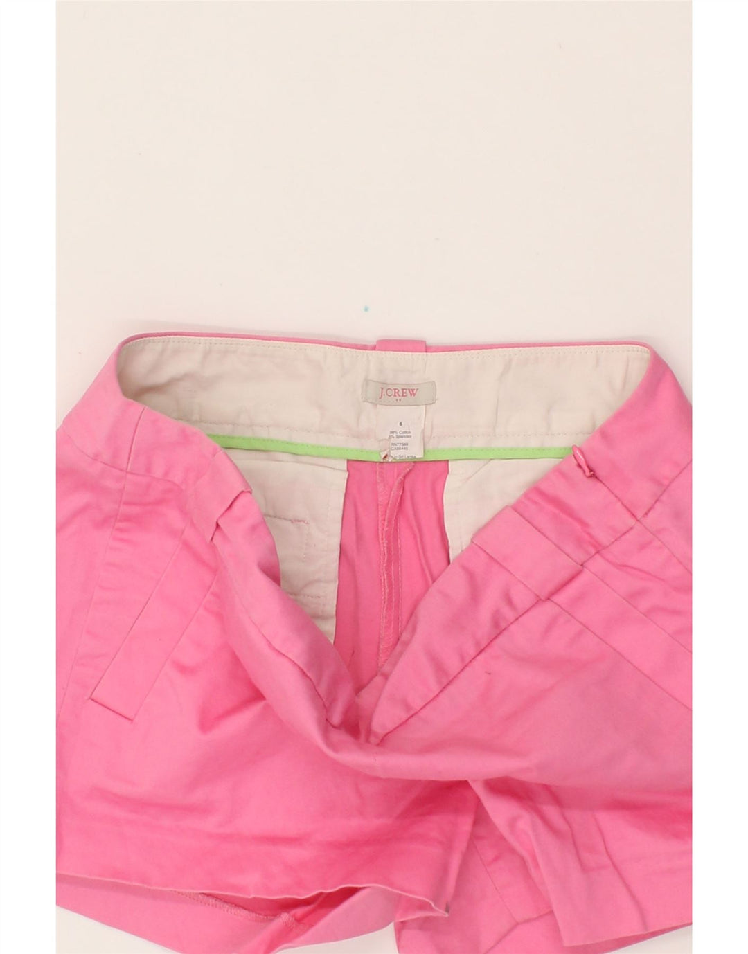 J. CREW Womens Chino Shorts US 6 Medium W30 Pink Cotton Vintage J. Crew and Second-Hand J. Crew from Messina Hembry 
