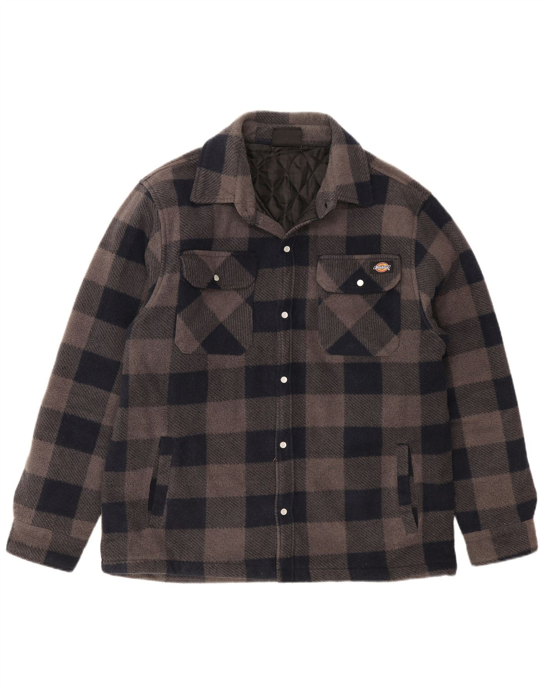 Dickies Ανδρικό πουκάμισο Ξυλοκόπος Φανελένιο μεγάλο μπλε ναυτικό καρό πολυεστέρα