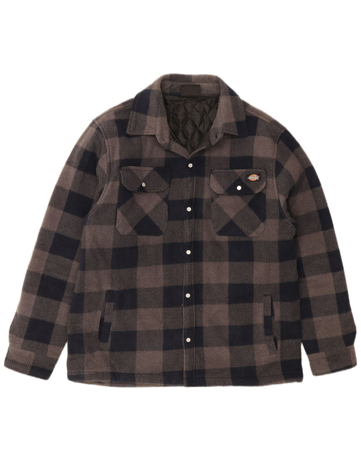 Dickies Ανδρικό πουκάμισο Ξυλοκόπος Φανελένιο μεγάλο μπλε ναυτικό καρό πολυεστέρα