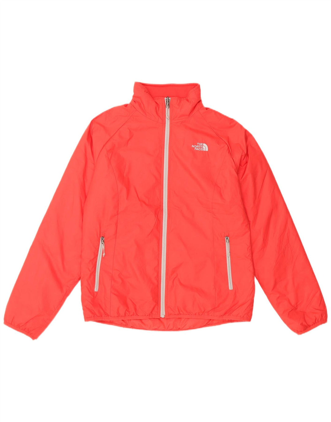 THE NORTH FACE Γυναικείο Αντιανεμικό Μπουφάν UK 14 Medium Red Polyester