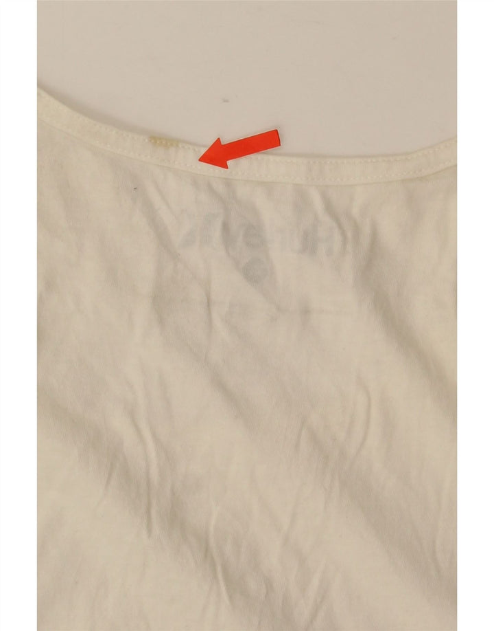 Ανδρικό γραφικό γιλέκο HURLEY XL Λευκό βαμβακερό