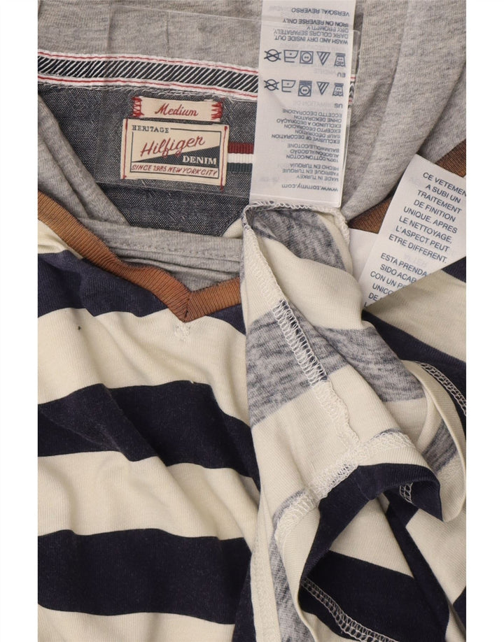 Tommy Hilfiger Ανδρικό Τοπ Μακρύ μανίκι Μεσαίο Πολύχρωμο Ριγέ Ναυτικό