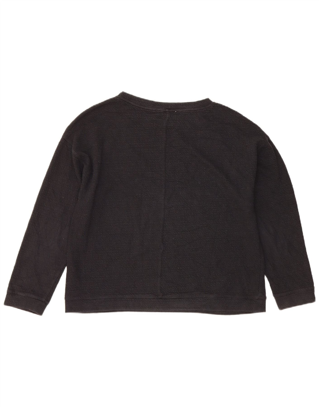 Zara Γυναικεία Φούτερ Jumper UK 14 Medium Navy Blue Cotton