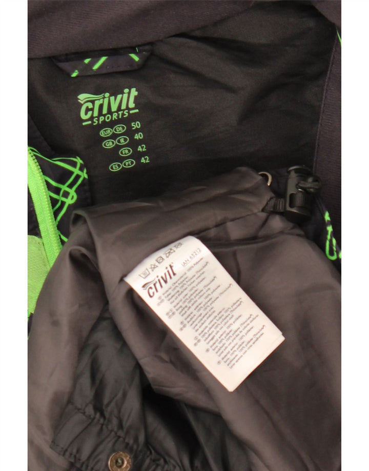 Ανδρικό μπουφάν CRIVIT Windbreaker UK 40 Large Navy Blue Geometric Polyester