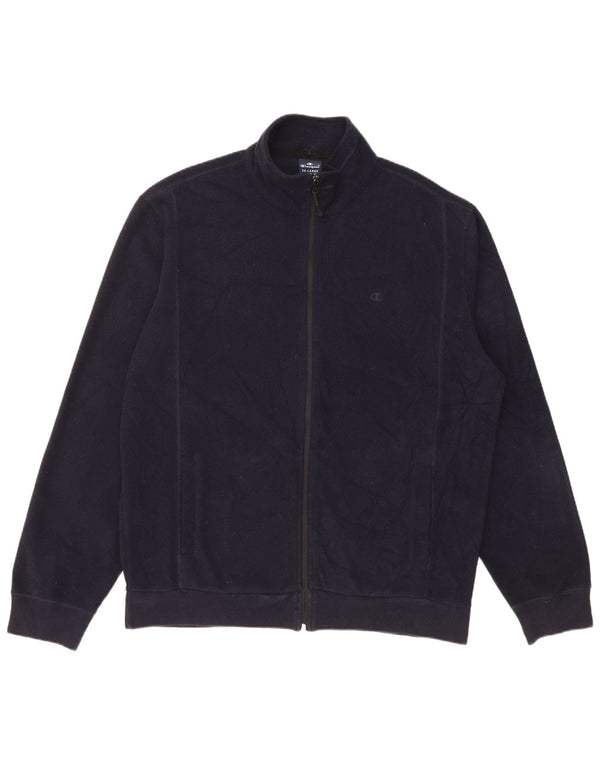 CHAMPION Ανδρικό Fleece Jacket UK 44 2XL Navy Blue Polyester