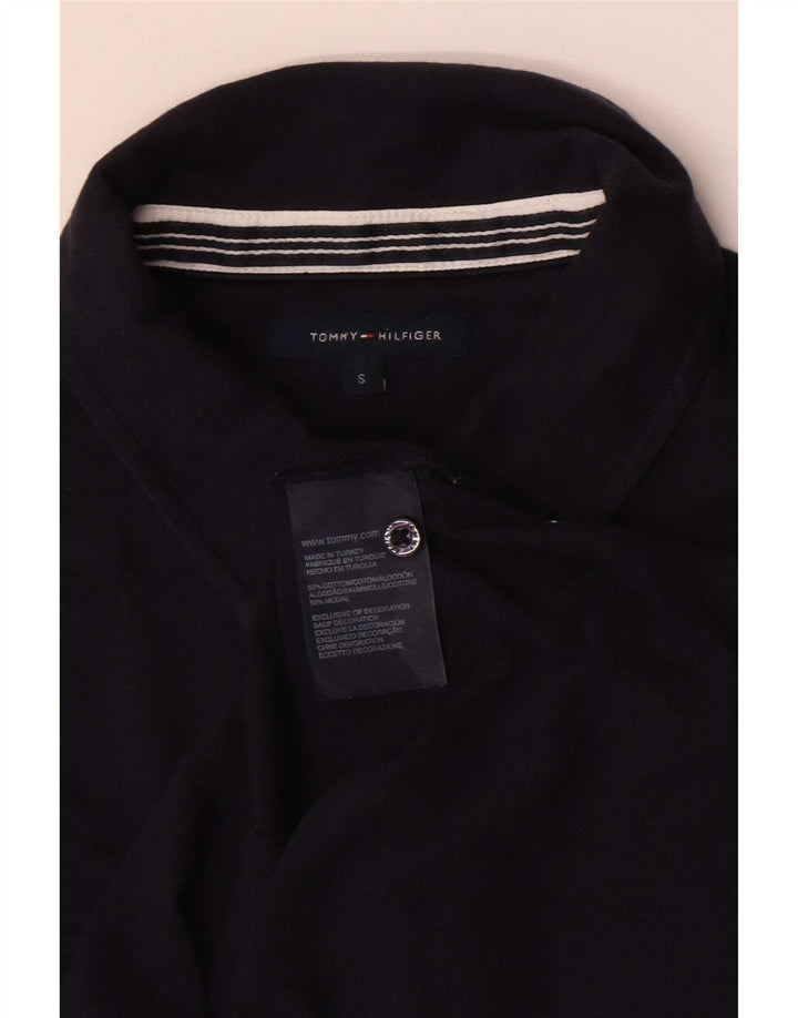 Tommy Hilfiger Γυναικείο πουλόβερ Πουκάμισο UK 10 Small Navy Blue βαμβακερό