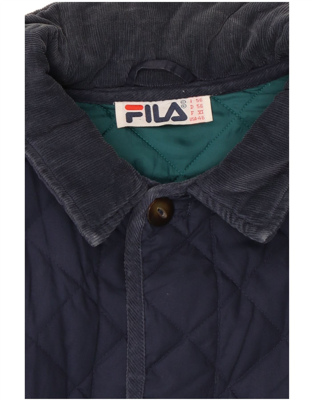 Fila Ανδρικό καπιτονέ μπουφάν IT 56 3XL Navy Blue